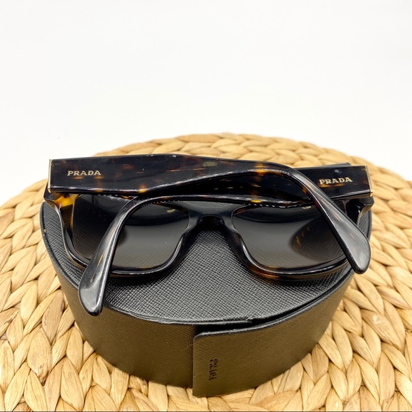 PRADA SPR29 TORTOISE LEOPARD SUNGLASSES WOMENS WITH CASE - Picture 7 of 8